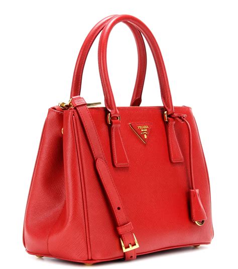 red prada saffiano lux tote|prada saffiano shoulder bag.